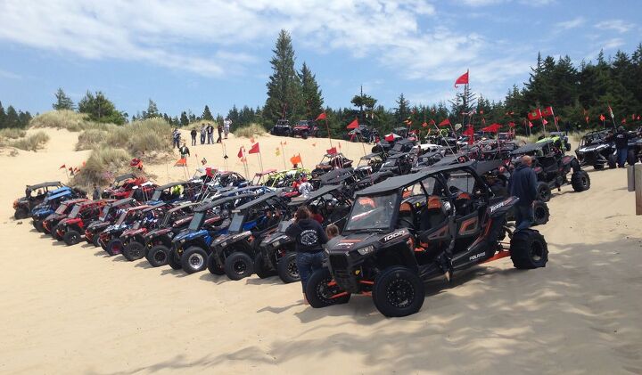 2015 utv invasion winchester bay report, UTV Parking Winchester Bay