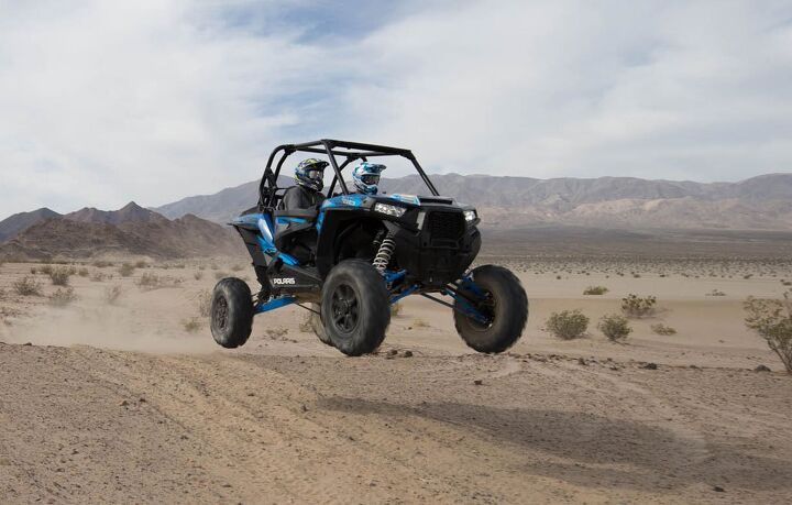 144 horsepower 2016 polaris rzr xp turbo eps unveiled, 2016 Polaris RZR XP Turbo EPS Blue Action