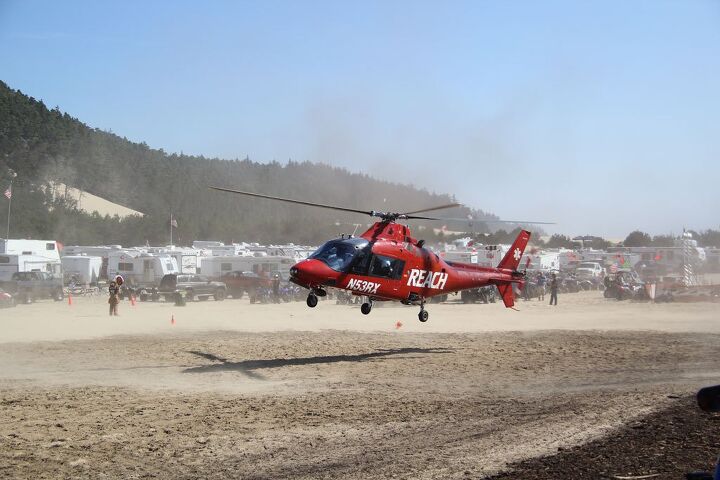2015 oregon dunefest report, 2015 Dunefest Helicopter