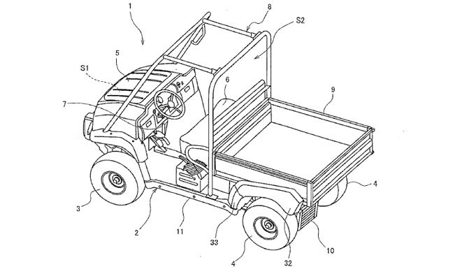 Second Patent for Electric Kawasaki Mule Released