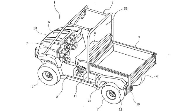 second patent for electric kawasaki mule released