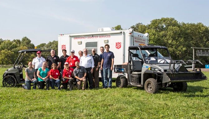 Polaris Donating Vehicles to The Salvation Army