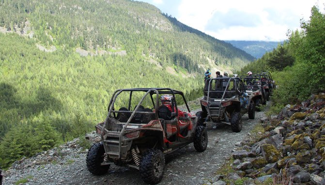 utv riding on british columbia s cougar mountain