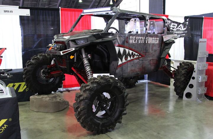 utvs take over the 2015 sand sports super show, Depth Finder Build