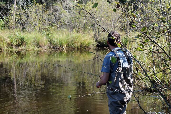 utv riding and trout fishing in ontario, Fishing Waders Stream