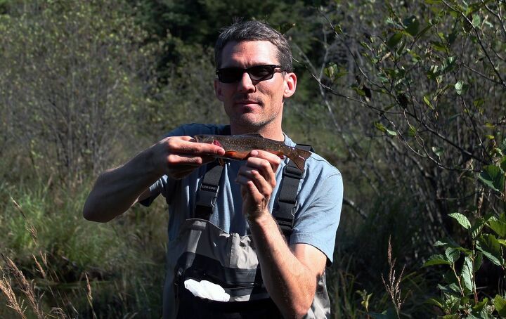 utv riding and trout fishing in ontario, Trophy Catch Brook Trout