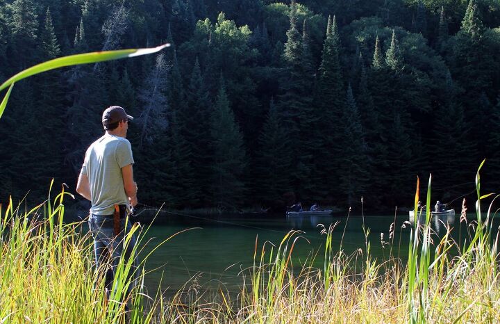 utv riding and trout fishing in ontario, Secluded Mattawa Lake