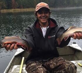 utv riding and trout fishing in ontario, Nik Brook Trout Mattawa