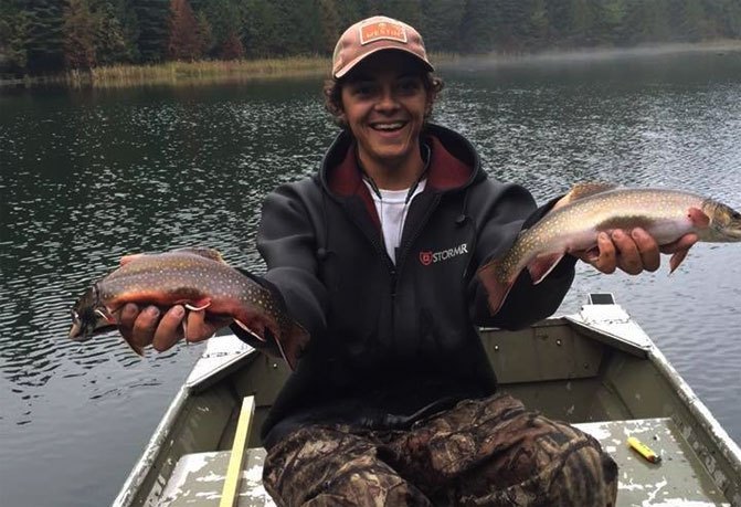 utv riding and trout fishing in ontario, Nik Brook Trout Mattawa