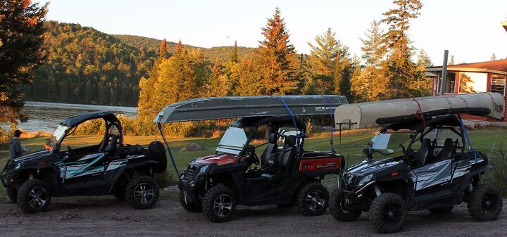 utv riding and trout fishing in ontario, CFMOTO UTVs