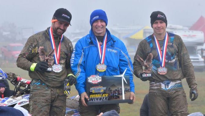 fowler holds off mcgill to win mountain ridge gncc, Mountain Ridge GNCC XC1 Podium