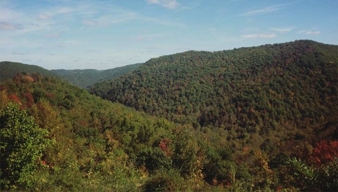 2015 gilbert national trailfest report, West Virginia Scenery