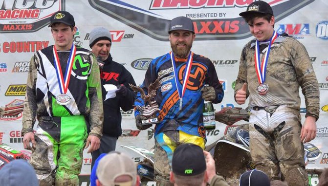 fowler increases lead with win at itp powerline park gncc, Powerline Park GNCC XC2 Podium