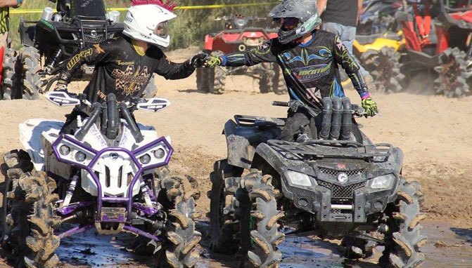 can am racks up mud racing titles