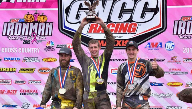 fowler wins 2015 gncc championship, Ironman GNCC XC2 Podium