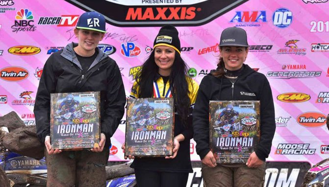 fowler wins 2015 gncc championship, Ironman GNCC WCX Podium