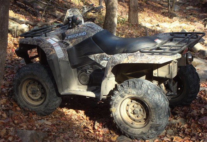 atv answerman november 2015, Suzuki KingQuad 450