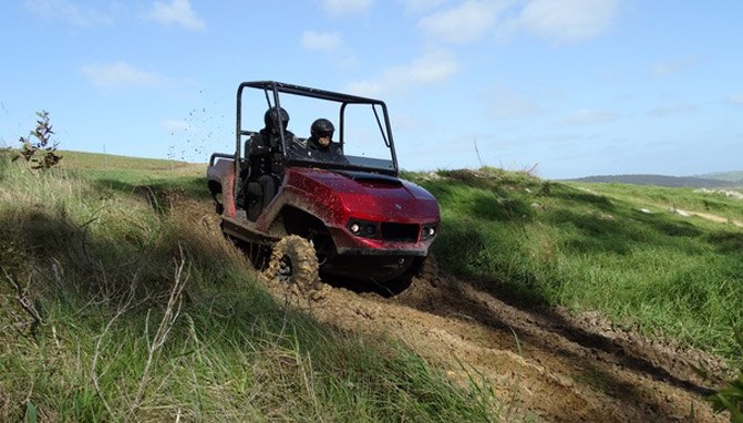 gibbs unveils amphibious utv concept video, Gibbs Terraquad Downhill