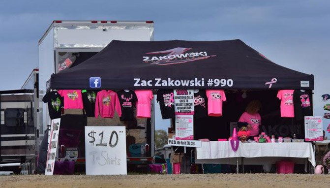 ironman gncc raises 8 000 for breast cancer awareness, Zakowski Motorsports Fundraising