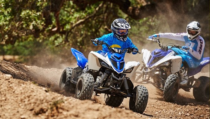 2016 yamaha raptor 90 youth atv reaches dealers