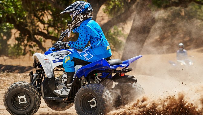 2016 yamaha raptor 90 youth atv reaches dealers, 2016 Yamaha Raptor 90 Action