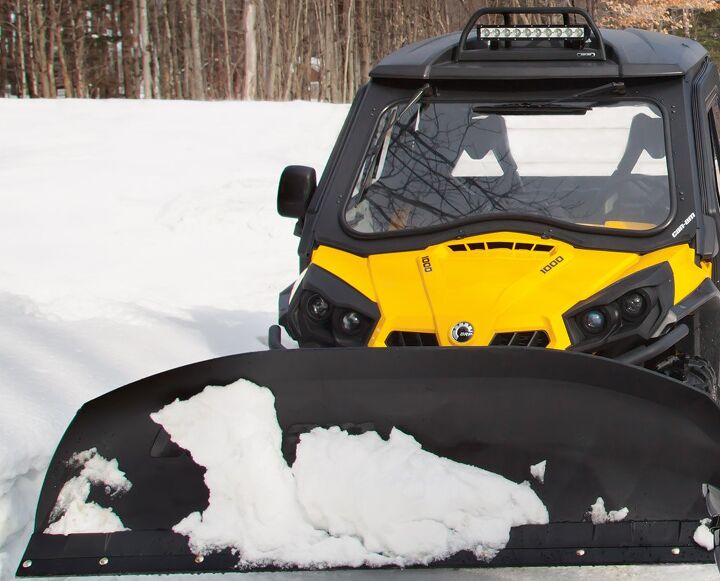 can am atv and utv winter accessories, Can Am Maverick Plow