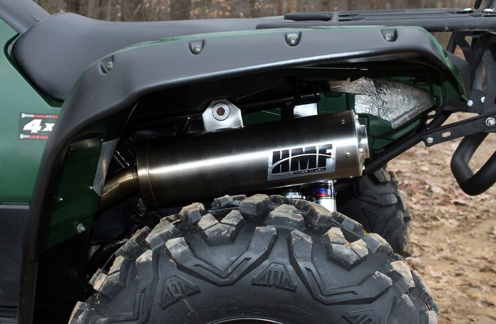 yamaha grizzly sport touring project, HMF Titan Series Exhaust