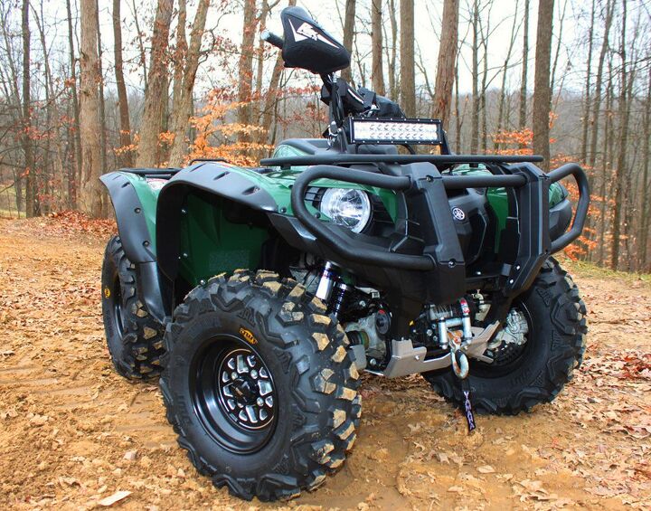 yamaha grizzly sport touring project, Kimpex Bumper and Maier Fender Flares