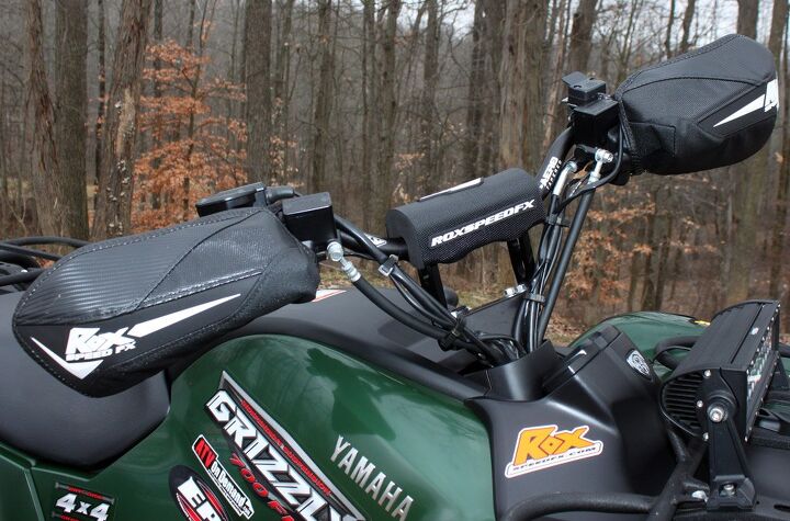 yamaha grizzly sport touring project, Rox Speed FX Handguards