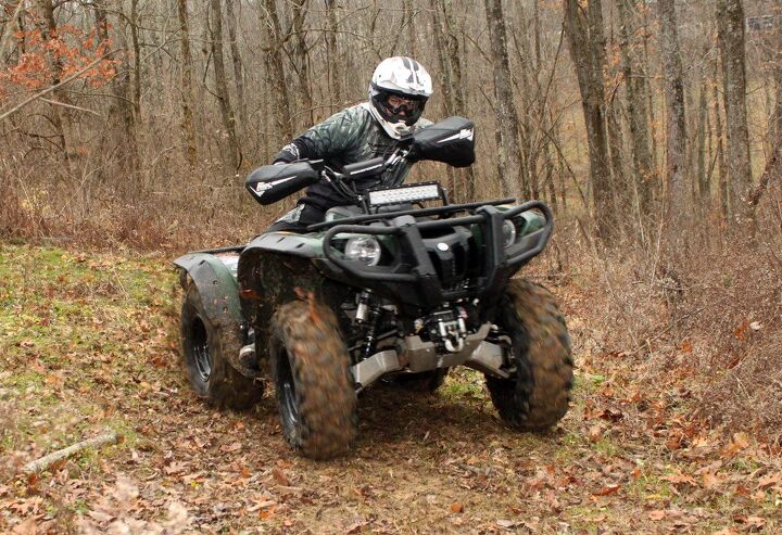 yamaha grizzly sport touring project, Yamaha Grizzly Project Action Cornering