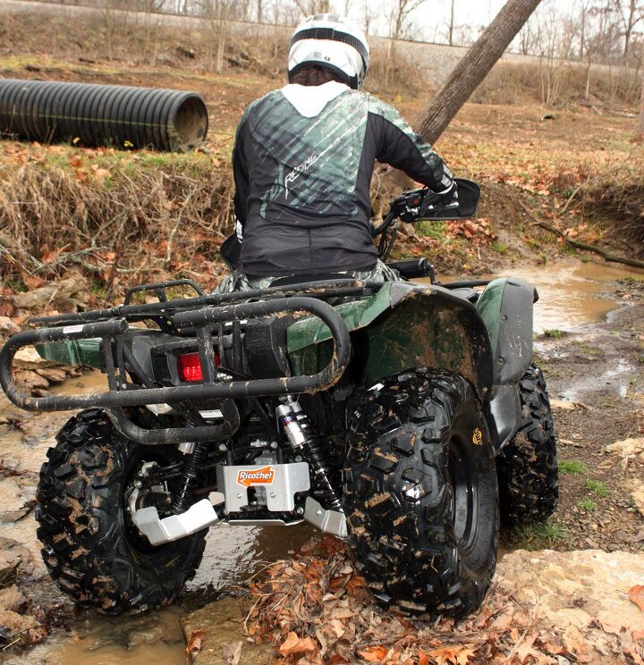yamaha grizzly sport touring project, Yamaha Grizzly Project Action Rear