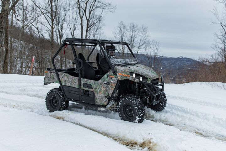 riding out a snow storm on a utv, Kawasaki Teryx Winter