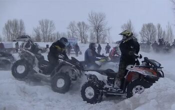 ATV Racing in the Snow in Russia + Video