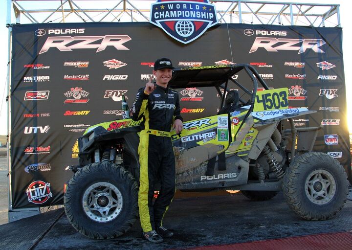 chasing off road glory at the utv world championship, Mitch Guthrie Jr Podium