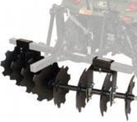 five atv and utv implements for spring land maintenance, Disc Plow