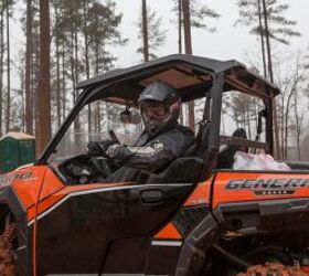 drag racing in the mud with the polaris general, Polaris General Thumbs Up