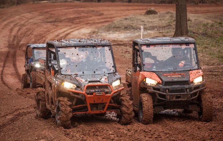 drag racing in the mud with the polaris general, Durhamtown Plantation UTV Riding