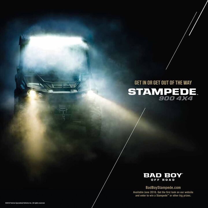 bad boy stampede 900 coming in may, Bad Boy Stampede 900