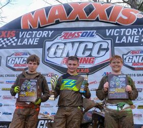 fowler continues hot start with win at fmf steele creek gncc, Steele Creek GNCC Youth Podium