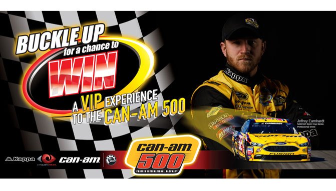 win a trip to can am 500
