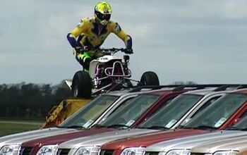 ATV Jumps Over 14 Honda SUVs + Video
