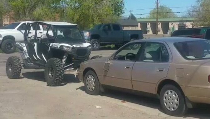 Polaris RZR Vs. Sedan