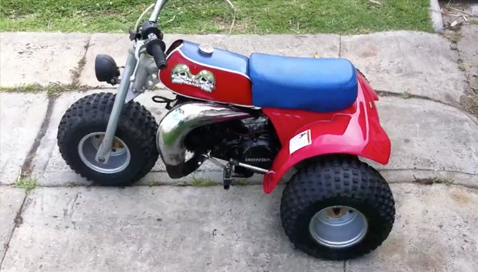 this atc 70 with a 250cc motor has us drooling video