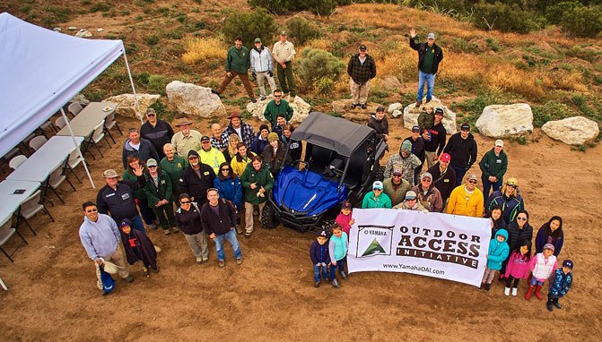 Yamaha Volunteers Help Out in San Bernardino National Forest