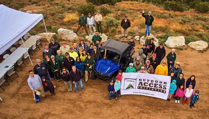 yamaha volunteers help out in san bernardino national forest