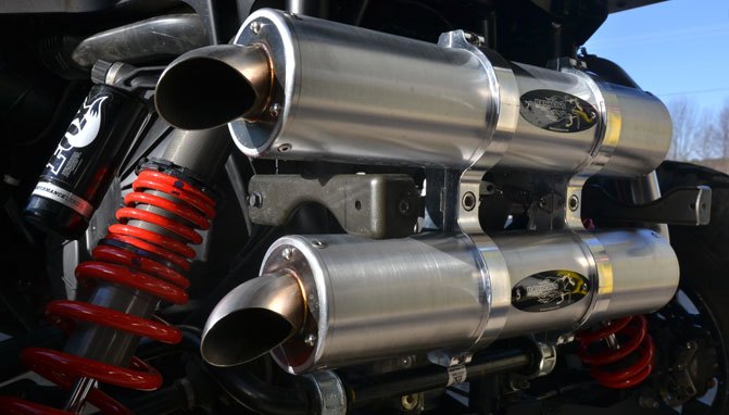 Barker's Performance Polaris RZR 900 Dual Exhaust System