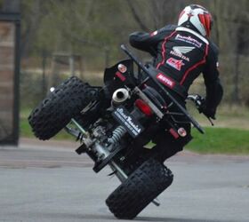 World Record for Longest ATV Side Wheelie +  Video