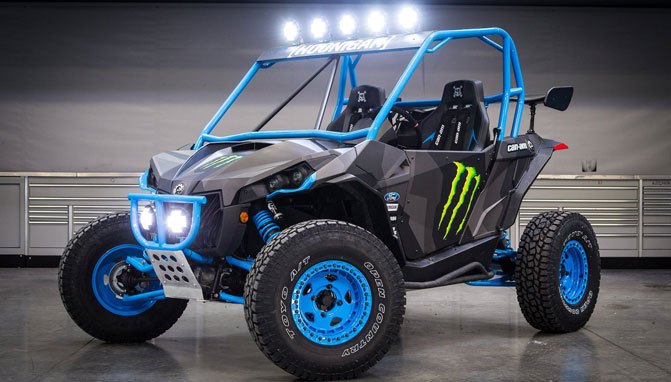 check out ken block s custom can am maverick and maverick max