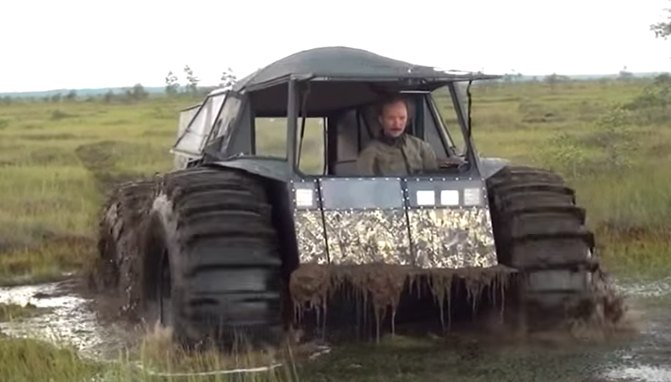 No Road? No Problem for This Russian Super ATV + Video