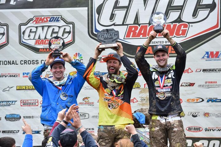 mcgill earns third straight win at limestone 100 gncc, Limestone 100 XC1 Podium